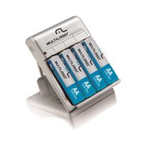Carregador Pilhas Multilaser c/ 4 Pilhas AA