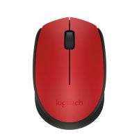 Mouse USB s/ Fio Logitech M170 Vermelho