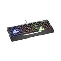 Teclado USB Multilaser Semi Mecnico Warrior Preto c/ LED Wakiza