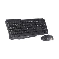 Kit Teclado e Mouse Sem Fio C3 Tech K-W10 Preto