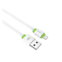 Cabo USB para Iphone Lightning C3 Tech 1,0M Branca/Verde