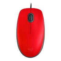 Mouse USB Logitech M110 Silent Vermelho