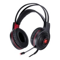 Headset Vinik Gamer Lugh Preto/Vermelho c/ Microfone (USB)