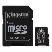 Carto de Memria Micro-SDXC 100R UHS-I 128GB c/ Adapt. p/ SD Card Kingston Classe 10
