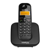 Telefone Intelbras s/ Fio TS 3110 c/ ID Cham. Preto