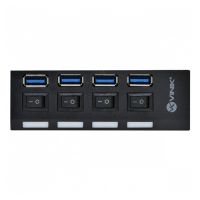 Hub USB 4 Portas 3.0 Preto HUV-50 Vinik