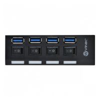 Hub USB 4 Portas 3.0 Preto HUV-50 Vinik