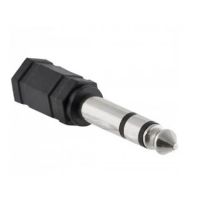 Adaptador de Audio Plug P2 F (3,5mm) x P10 M (6,3MM)