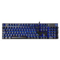 Teclado USB HP Mecnico GK400F Preto (Switch Azul) c/ LED