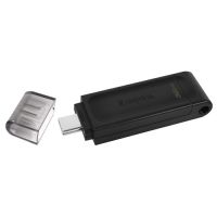 Pen Drive  32GB Kingston Datatraveler 70 USB-C 3.2 Preto