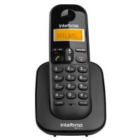 Telefone Intelbras s/ Fio TS 3111 Ramal c/ ID Cham. Preto