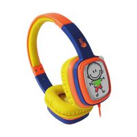 Headphone OEX HP-302 Kids Toon Amarelo/Azul/Laranja
