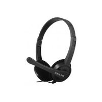 Headset C3 Tech PH-02BK c/ Microfone Preto (2X P2)