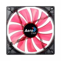 Cooler Fan 140x140x25 7V Aerocool c/ Led Vermelho