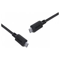 Cabo USB-C Macho X USB-C Macho1,0M 10GBPS Preto Pcyes