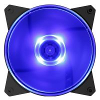 Cooler FAN 120X120X25 12V Preto Coolermaster MF120L c/ LED Azul
