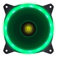 Cooler FAN 120X120X25 12V VRing Preto c/ LED Verde Vinik