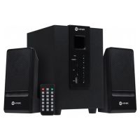 Caixas de Som Subwoofer Groove 2.1 Bluetooth/USB/FM 20W RMS Preta