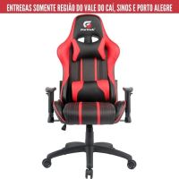 Cadeira Fortrek Gamer Black Hawk C/ Reg. Altura Preta/Vermelha