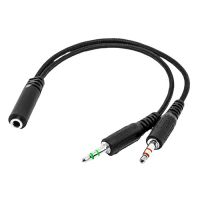 Adaptador Conversor de udio P3 F X 2 P2 M Multilaser