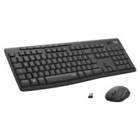 Kit Teclado e Mouse Sem Fio Logitech MK295 Silent Preto