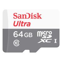 Carto de Memria MICRO-SDXC UHS-I 64GB c/ Adapt. p/ SD Card Sandisk Classe 10