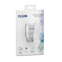 Carregador USB Elgin Branco 5V 1A s/ Cabo