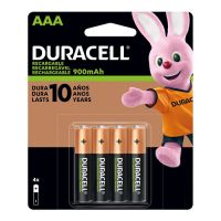 Pilhas Recarregveis Duracell 4AAA 900 MAH