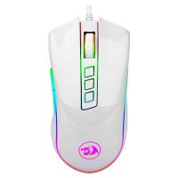 Mouse USB Redragon Gamer Cobra Branco c/ LED