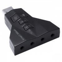 Adaptador USB X Som Virtual 7.1 (Placa de Som) Vinik