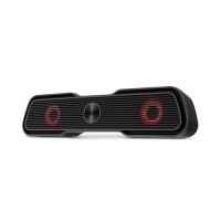 Soundbar Multilaser Gamer 2.0 Preta 15w RMS c/ LED 