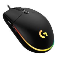 Mouse USB Logitech Gamer G203 Lightsync Preto c/ LED