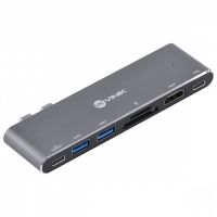 Hub USB-C 2 Portas 3.0 + Leitor de Carto SD TF + HDMI + Thunderbolt 3 Vinik