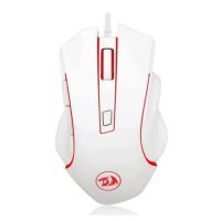 Mouse USB Redragon Gamer Nothosaur Branco c/ Led