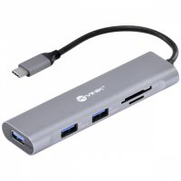 Hub USB-C 3 Portas 3.0 + Leitor de Carto SD TF Vinik