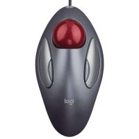 Mouse USB Logitech Trackman Marble Prata