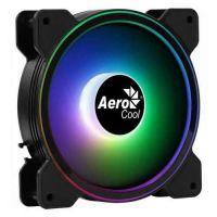 Cooler Fan 120x120x25 12v Preto Aeroocol Saturn 12F c/ Led RGB