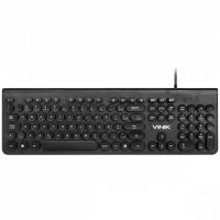 Teclado USB Vinik Dymanic Circle Preto (Tecla Redondas)