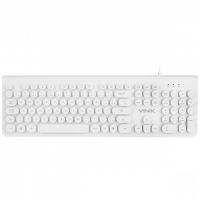 Teclado USB Vinik Dynamic Circle Branco (Teclas Redondas)