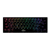Teclado USB GAMDIAS Gamer Mecnico Hermes E3 Preto (Switch Vermelho) c/ LED RGB