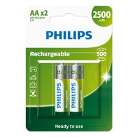 Pilhas Recarregveis Philips 2AA 2500MAH