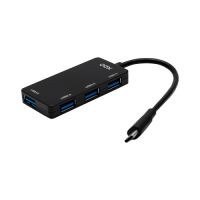 Hub USB-C 4 Portas (3P 2.0 e 1P 3.0) Preto OEX