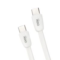 Cabo USB-C Macho x USB-C Macho 1.0M Branco OEX
