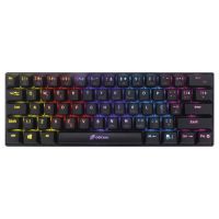 Teclado USB OEX Gamer Mecnico Ziggy Preto (Switch Vermelho) c/ Led