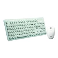 Kit Teclado e Mouse OEX Combo Pop+ Branco (Teclas Redondas)