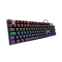 Teclado USB OEX Gamer Mecnico Preto (Switch Vermelho) c/ LED