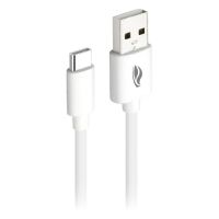 Cabo USB-C Macho X USB Macho 2,0M Branco C3 Tech
