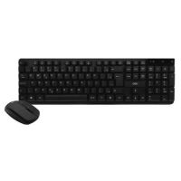 Kit Teclado e Mouse Sem Fio OEX Work-R Preto