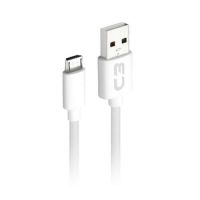 Cabo USB Macho X Micro USB Macho 2.0M Branco C3 Tech