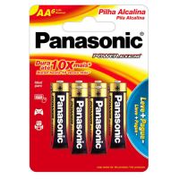 Pilhas Alcalinas Panasonic 6AA